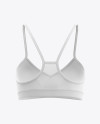 Women's Fitness Top Mockup - Back View