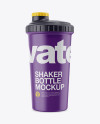 Matte Shaker Bottle Mockup