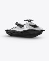 Jet Ski Mockup - Half Side View