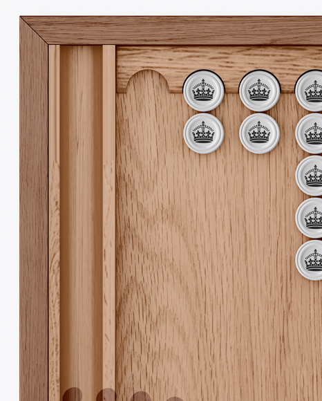 Backgammon Mockup - Top View Backgammon Mockup - Top View