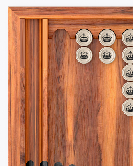 Backgammon Mockup - Top View Backgammon Mockup - Top View