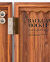 Backgammon Mockup - Top View Backgammon Mockup - Top View