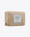 Kraft Soap Bar Package Mockup - Half Side View