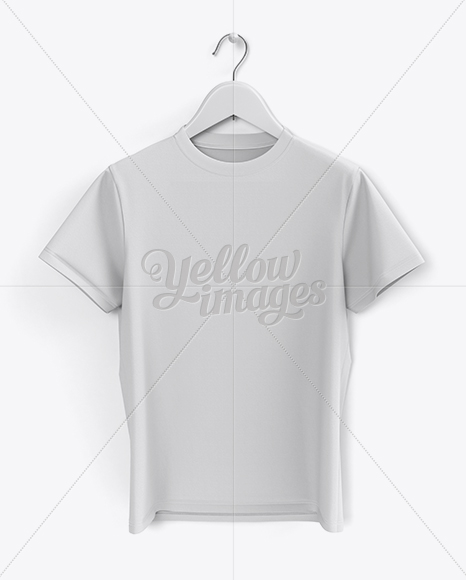 T-Shirt On Hanger Mockup