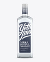 Glass Vodka Bottle Mockup