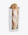 Paper Bread Bag w/ Serrated Edges Mockup