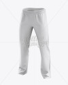 Sport Pants Mockup - Halfside View