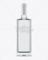 Square Vodka Bottle Mockup