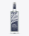 Square Vodka Bottle Mockup