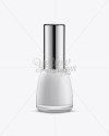 Glossy Nail Polish Bottle w/ Chrome Cap Mockup