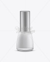 Glossy Nail Polish Bottle w/ Matte Cap Mockup