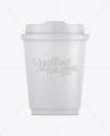 8oz Single Wall Paper Coffee Cup Mockup