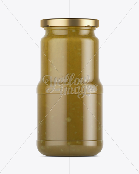 Apple Jam Jar Mockup