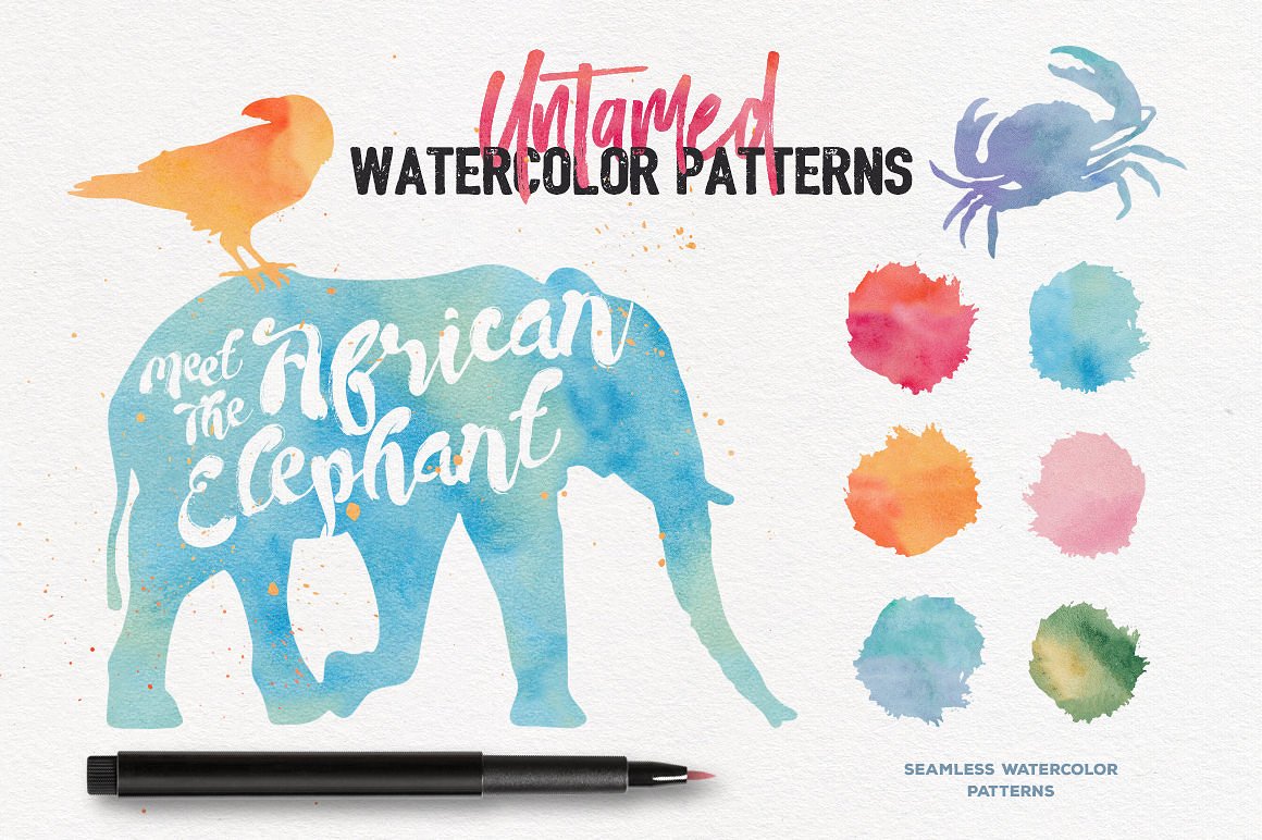 Untamed Graphic Design Kit