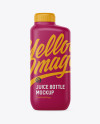 Matte Plastic Bottle Mockup