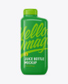 Glossy Plastic Bottle Mockup