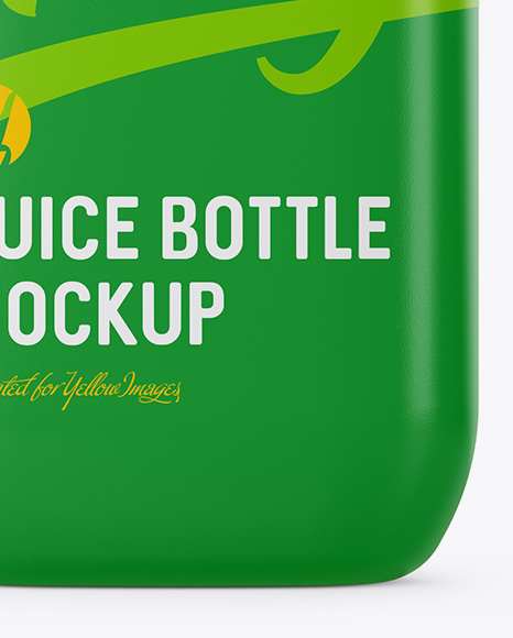 Glossy Plastic Bottle Mockup