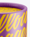 Paper Tube Mockup - Front View (High-Angle Shot)