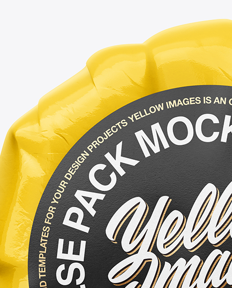 Cheese Pack Mockup - Front &amp; Back View