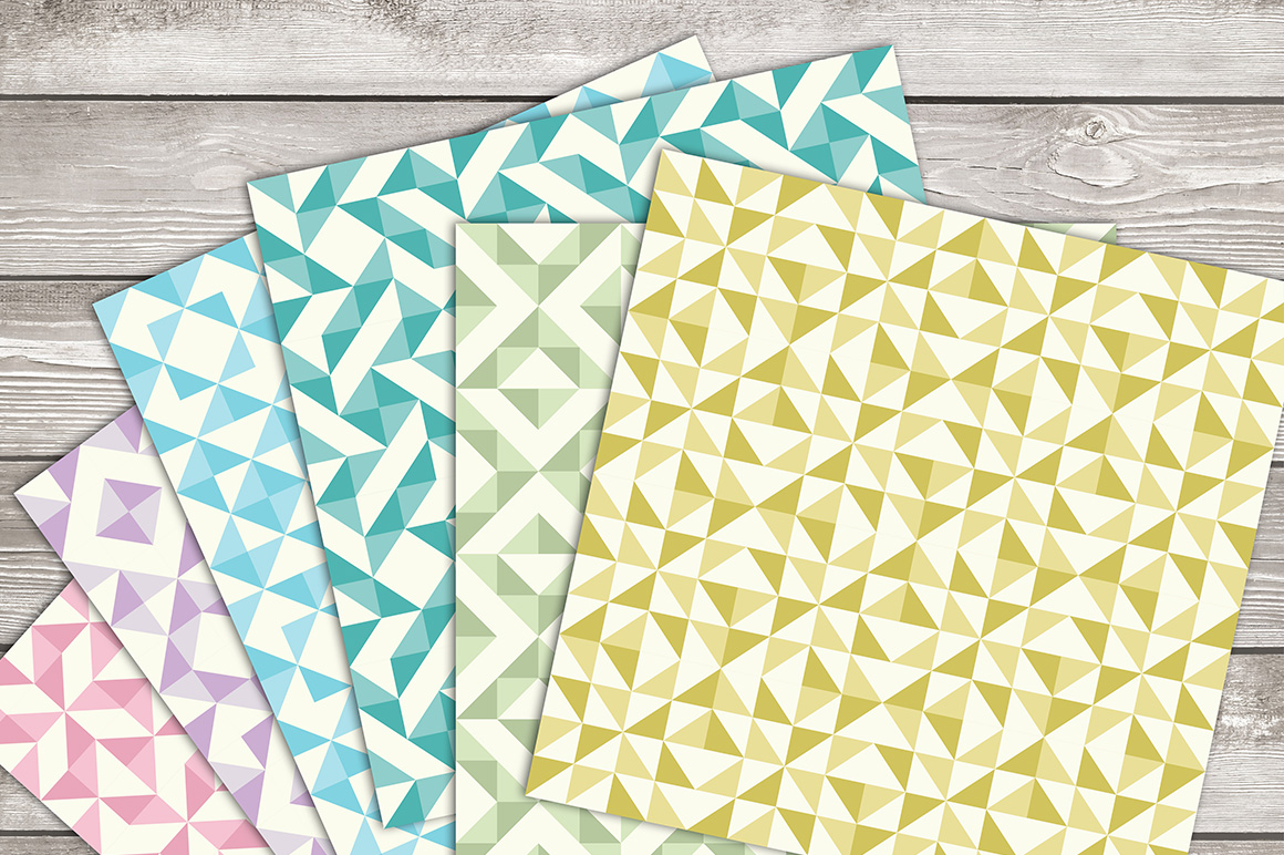 PATCHWORK digital paper pack, 12 seamless patterns PATCHWORK digital paper pack, 12 seamless patterns