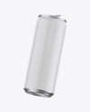 Matte Aluminium Can Mockup