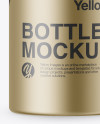 Metallic Cosmetic Bottle Mockup Metallic Cosmetic Bottle Mockup