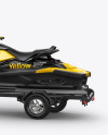 Jet Ski &amp; Toyota Hilux Mockup - Half Side view