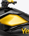 Jet Ski & Toyota Hilux Mockup - Half Side view