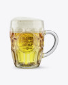 Britannia Glass With Pilsner Beer Mockup