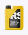 Glossy Plastic Jerrycan Mockup