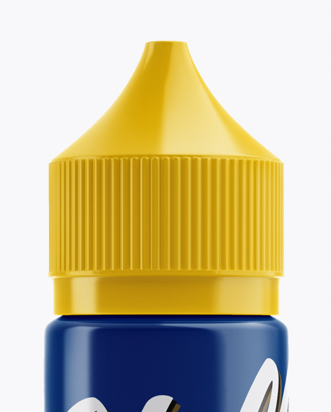 Glossy Dropper Bottle Mockup