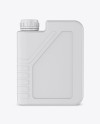 Matte Plastic Jerrycan Mockup