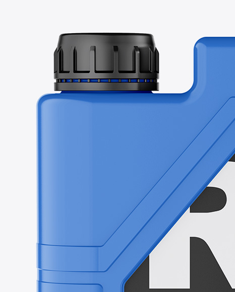 Matte Plastic Jerrycan Mockup