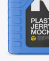 Matte Plastic Jerrycan Mockup