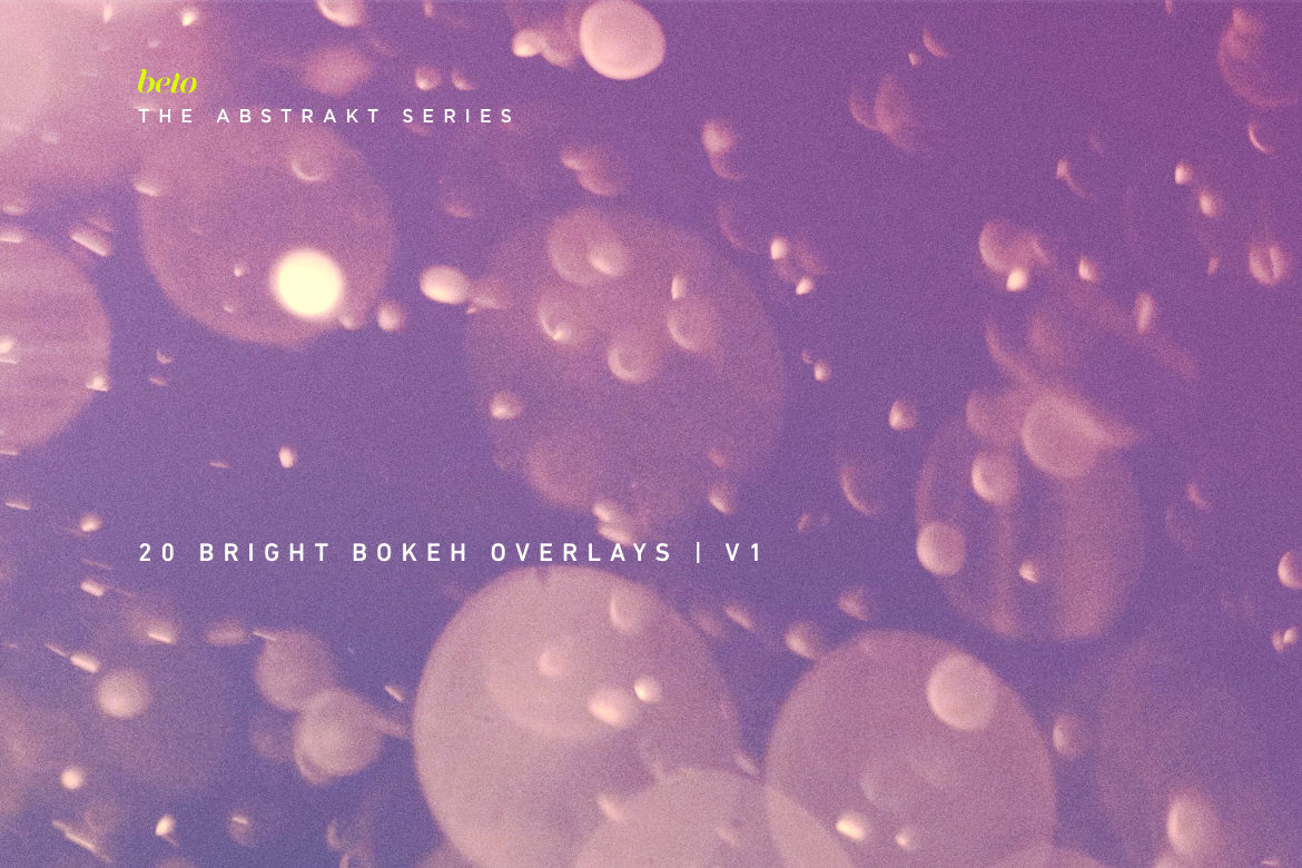 Bright Bokeh Overlays V1