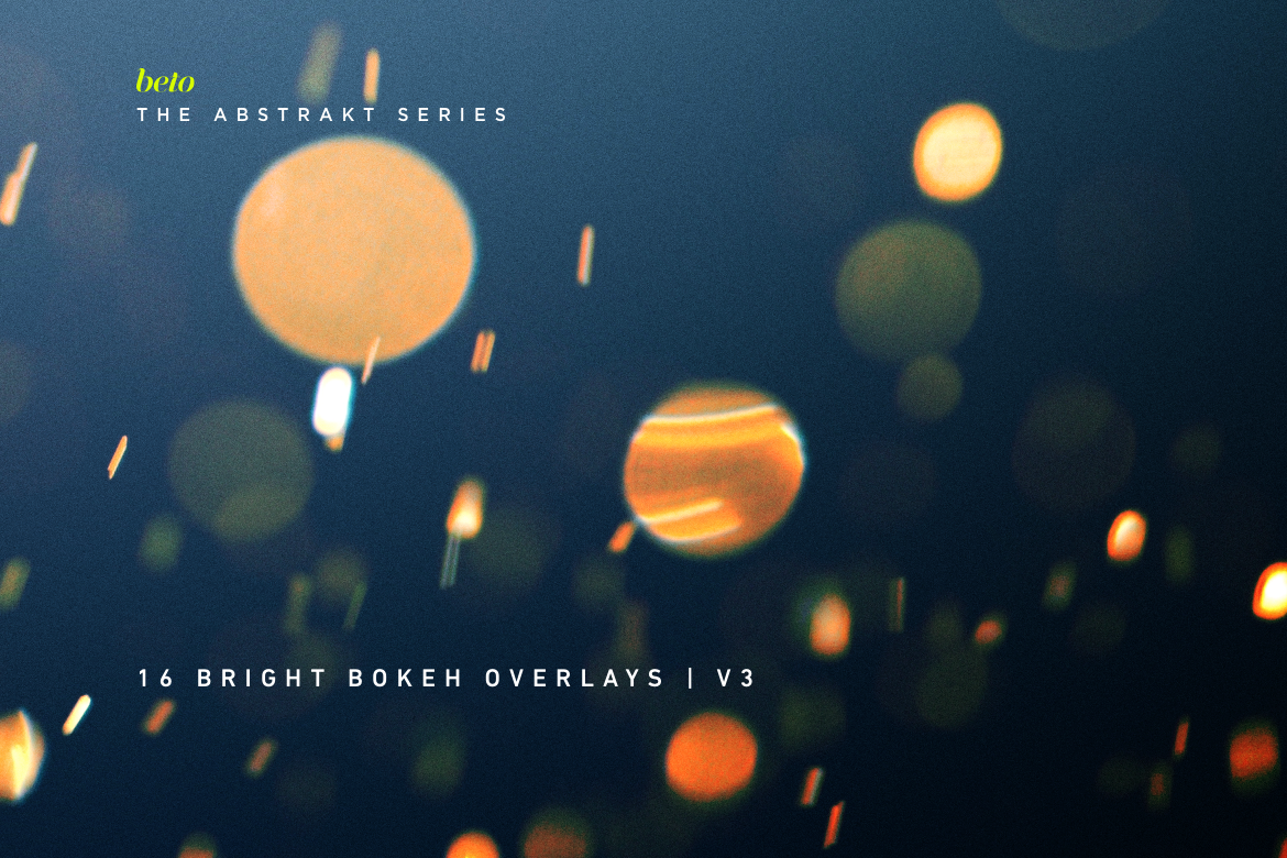 Bright Bokeh Overlays V3