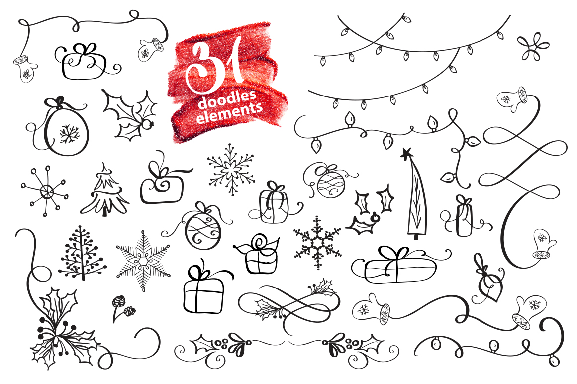 Merry Christmas Quotes and Objects Calligraphy Collection Merry Christmas Quotes and Objects Calligraphy Collection