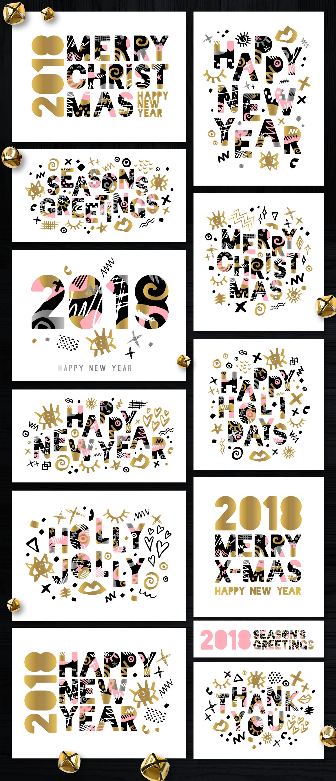 Gold, Silver, Pink! New Year! Gold, Silver, Pink! New Year!