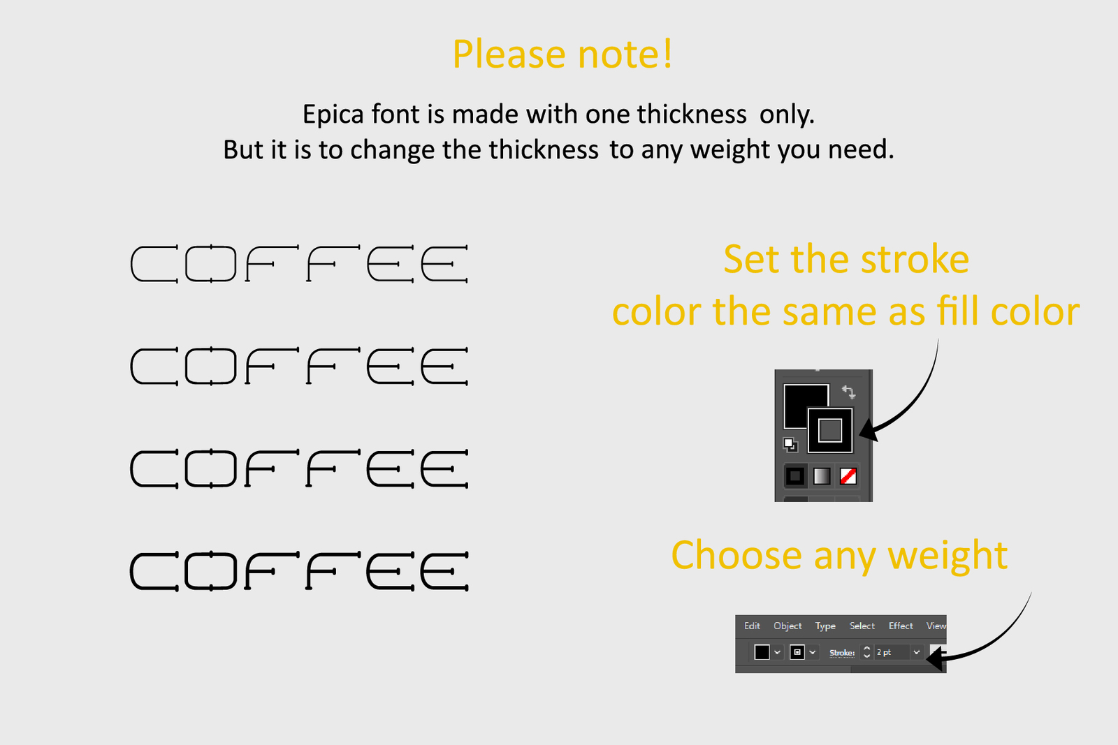 Epica - uppercase serif font Epica - uppercase serif font