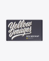 Glossy Box Mockup -Top View Glossy Box Mockup -Top View