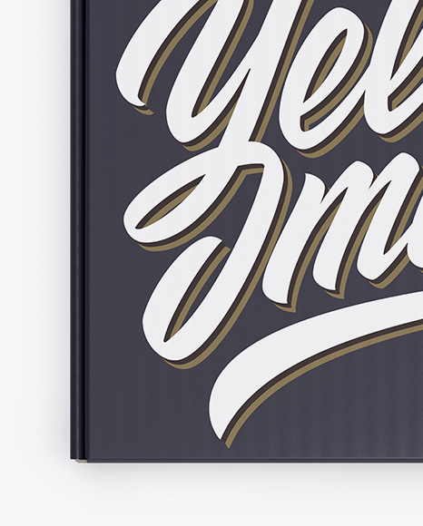 Glossy Box Mockup -Top View Glossy Box Mockup -Top View