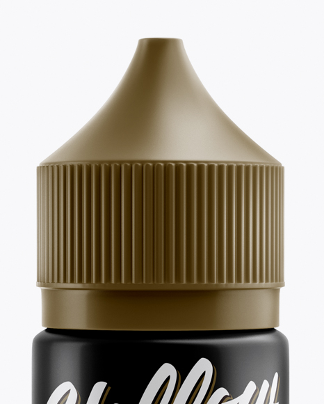 Matte Dropper Bottle Mockup