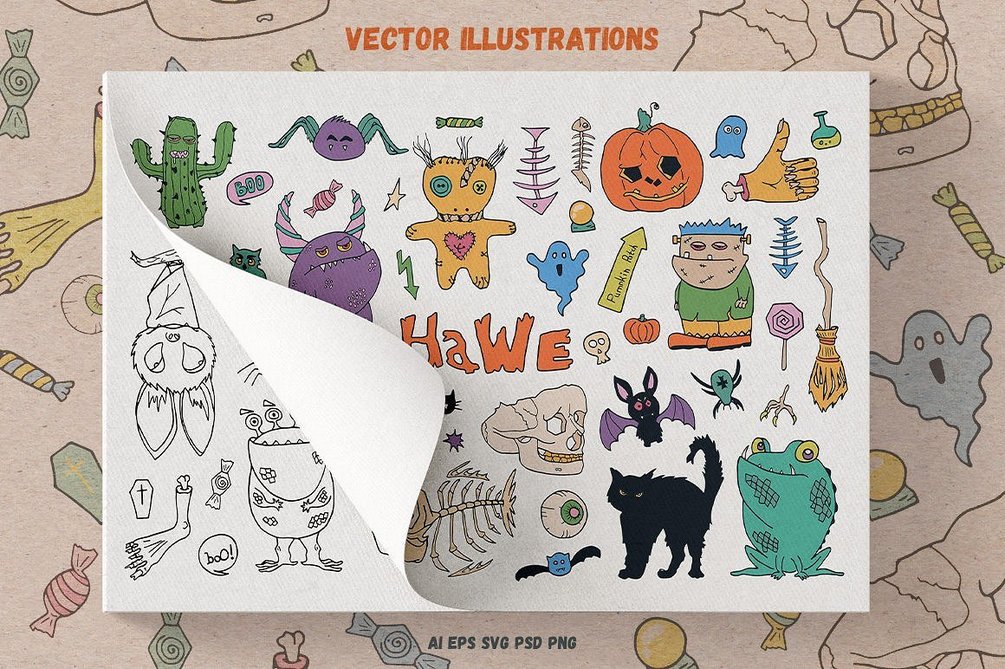 HaWe: Halloween Vector Toolkit