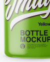 Matte Plastic Bottle Mockup