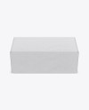 Kraft Box Mockup - Front View (High-Angle Shot)