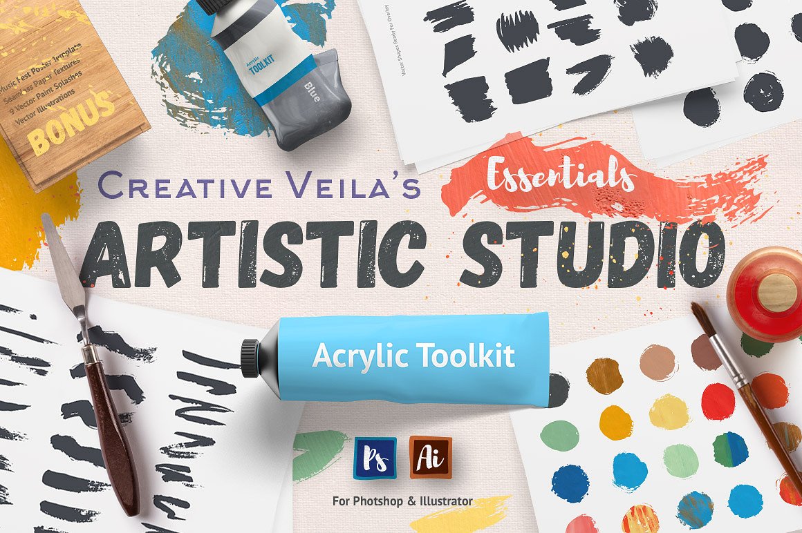 Artistic Studio: Acrylic Toolkit Artistic Studio: Acrylic Toolkit