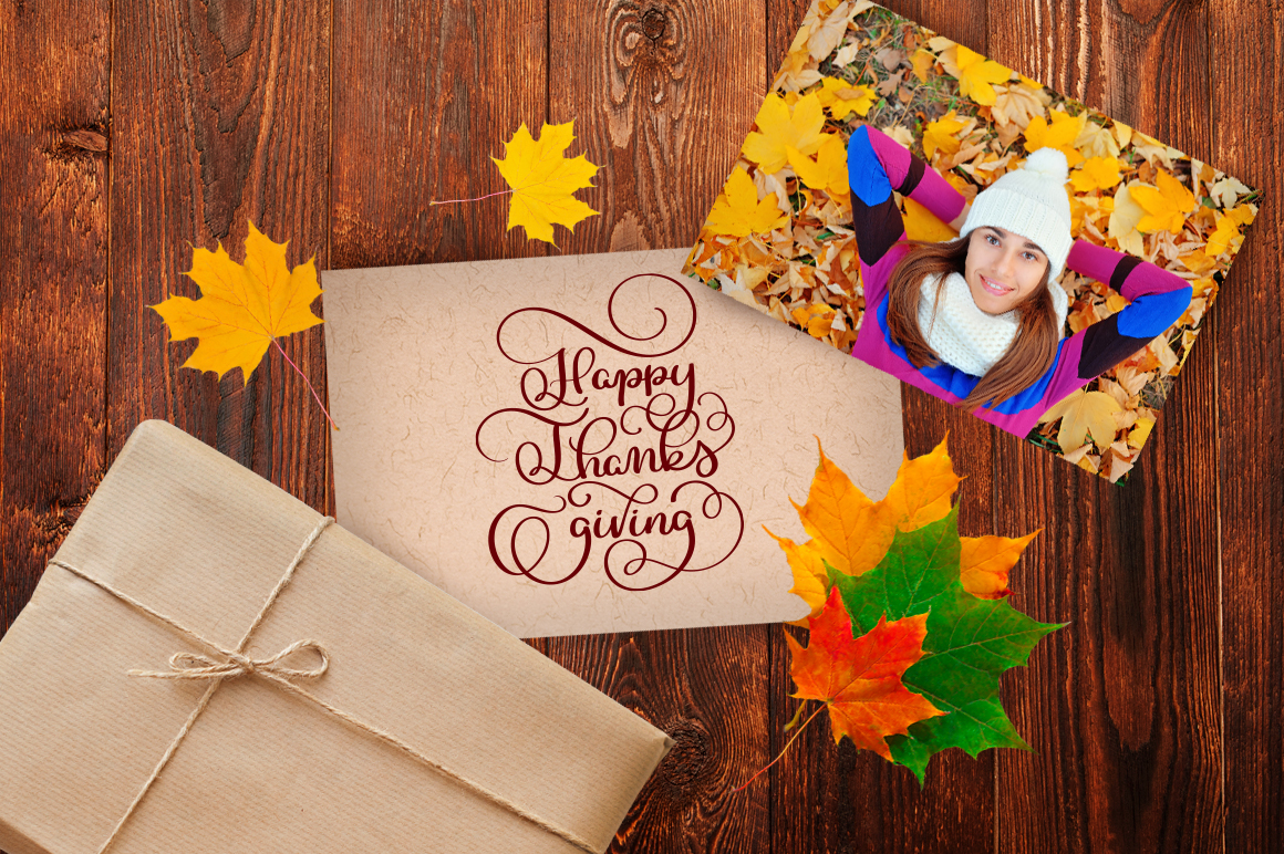 Lettering and calligraphy collection for Thanksgiving Day