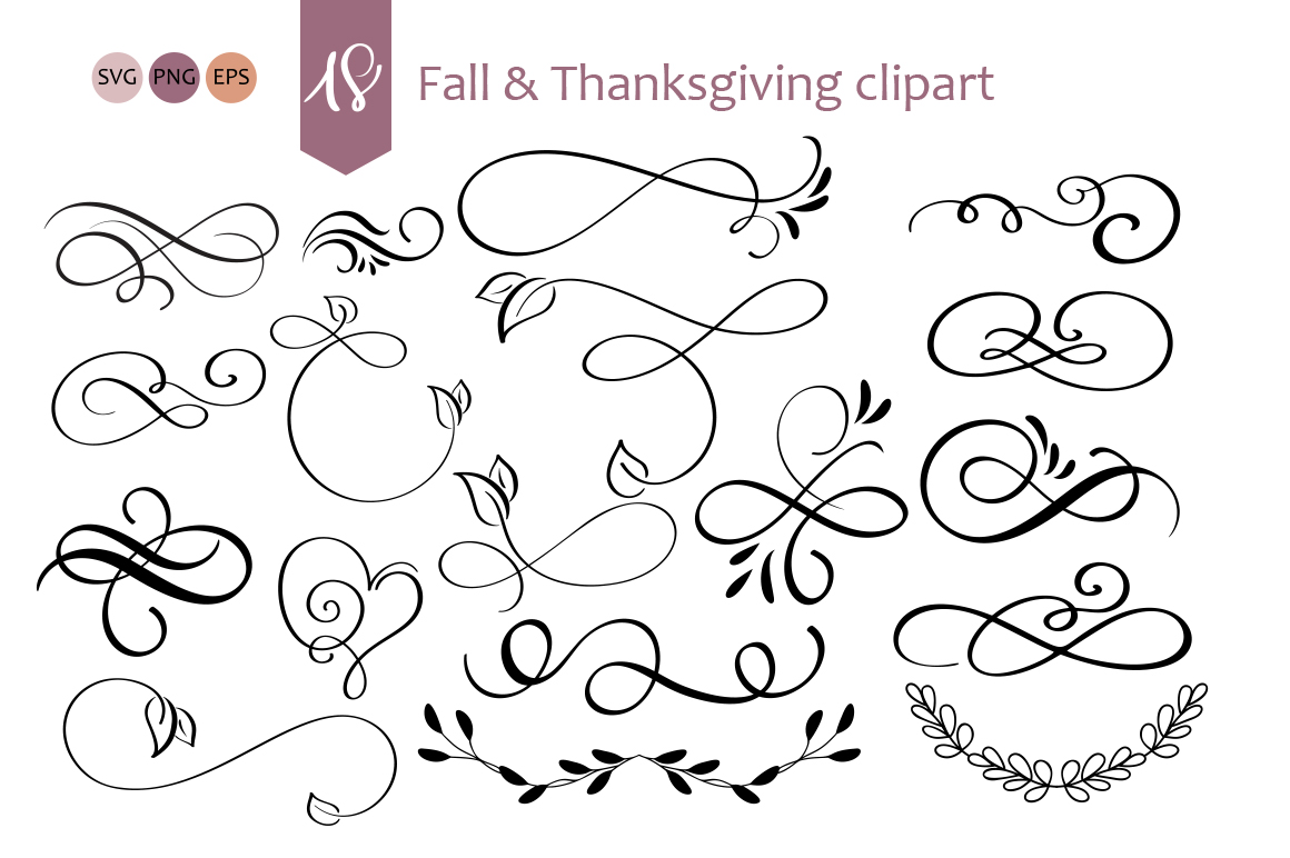 Lettering and calligraphy collection for Thanksgiving Day Lettering and calligraphy collection for Thanksgiving Day