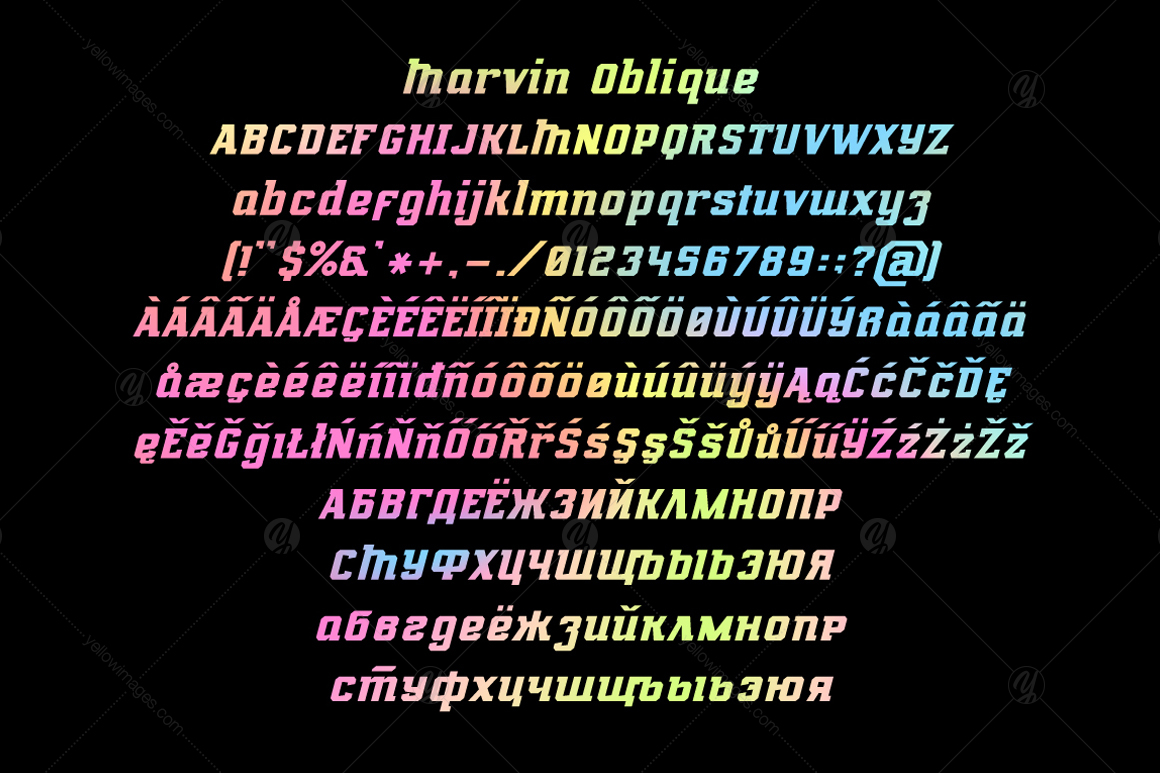 Marvin regular and oblique Marvin regular and oblique
