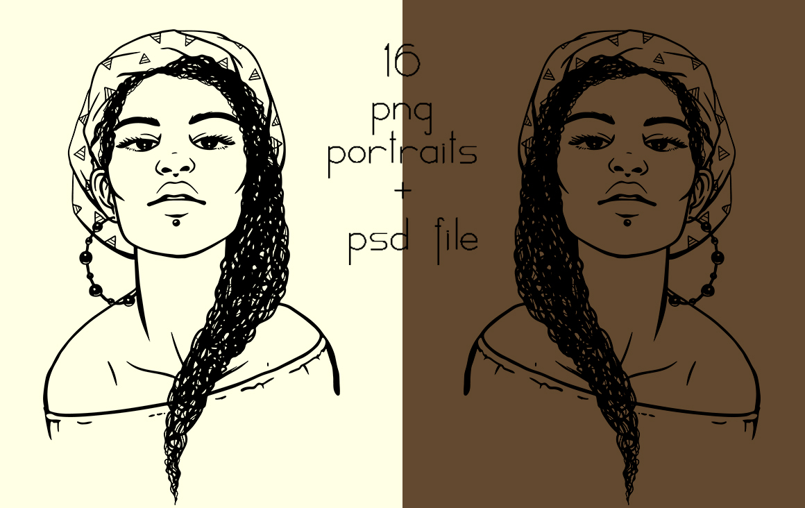 16 female portraits 16 female portraits